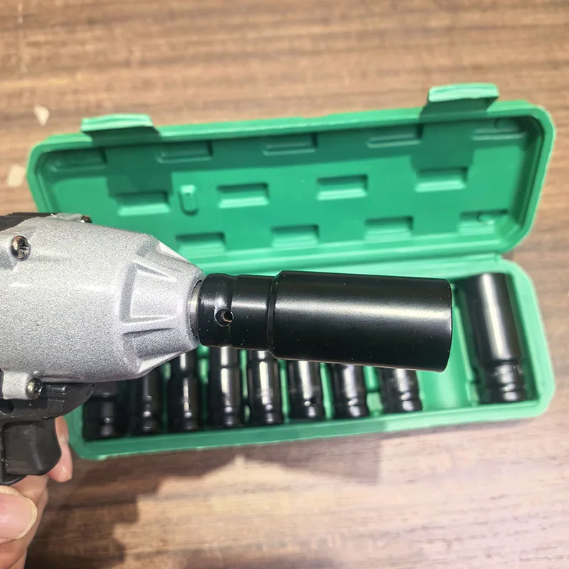 Universal Drive Metric Impact Socket Set Deep Wrench Air Pneumatic Repair Tools Hand Tools Collection for Mechanics view 4