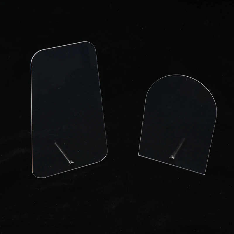 Nieregularna Akrylowa Przezroczysta Matowa Tablica Ekspozycyjna do Paznokci Narzędzie do Manicure Stojak na Sztuczne Paznokcie Karta Kolorów do Salonu Paznokci