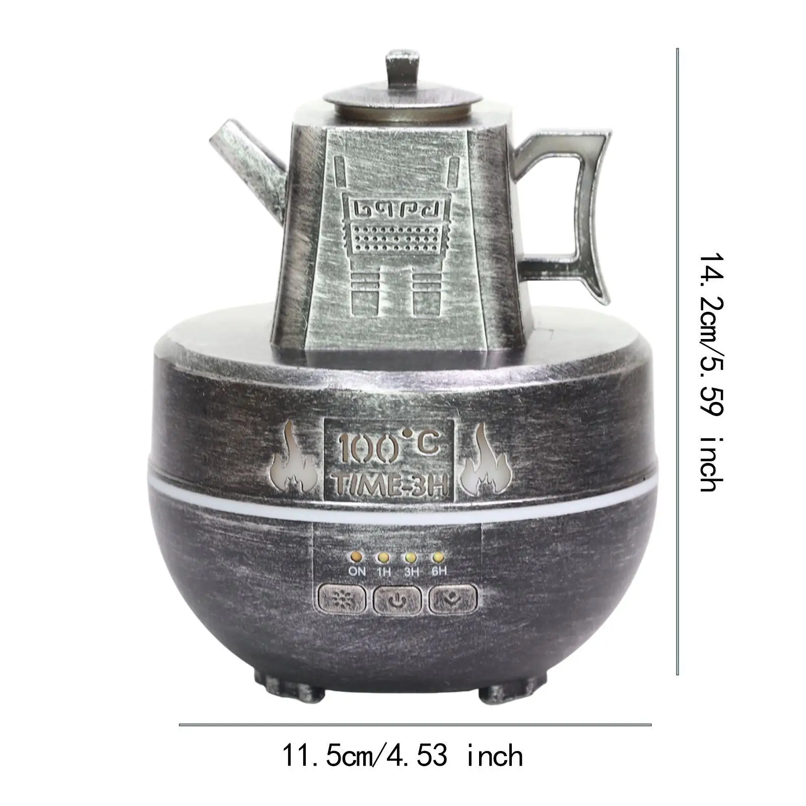 Teapot Essential Oil Diffuser Aroma Diffuser for Desktop Bedroom Living Room