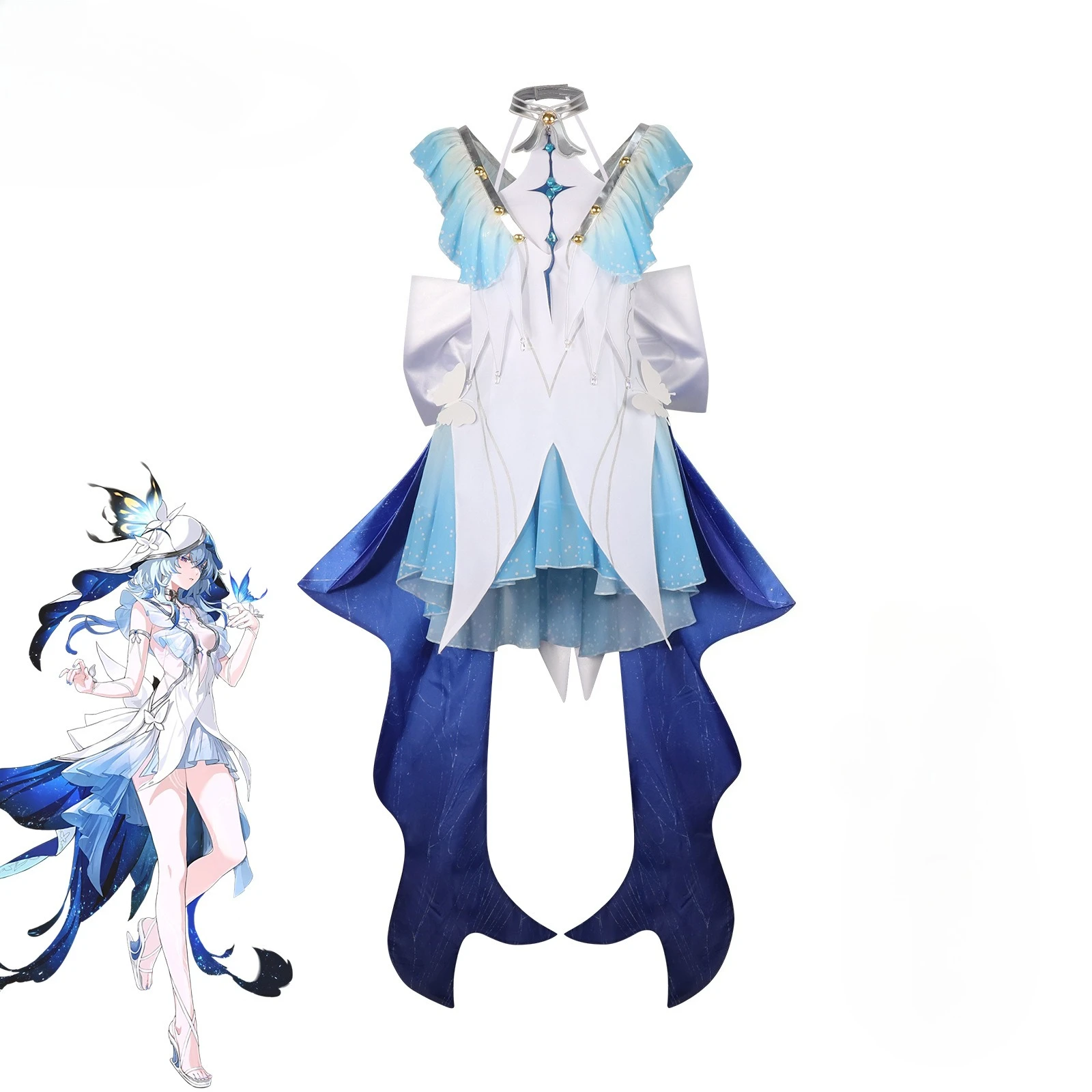 

Wuthering Waves The Shorekeeper Dress Cosplay Costume Anime Character Halloween Masquerade Party Clothing for Women