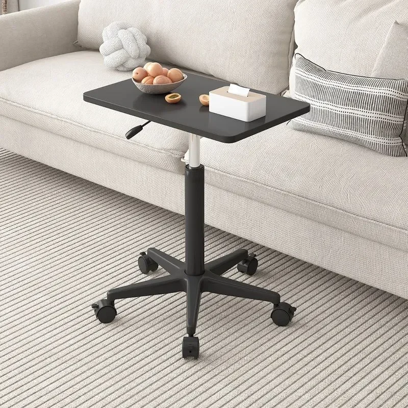 Movable Side Lifting Small Standing Wheeled Notebook Computer Sofa Bedside Table Folding