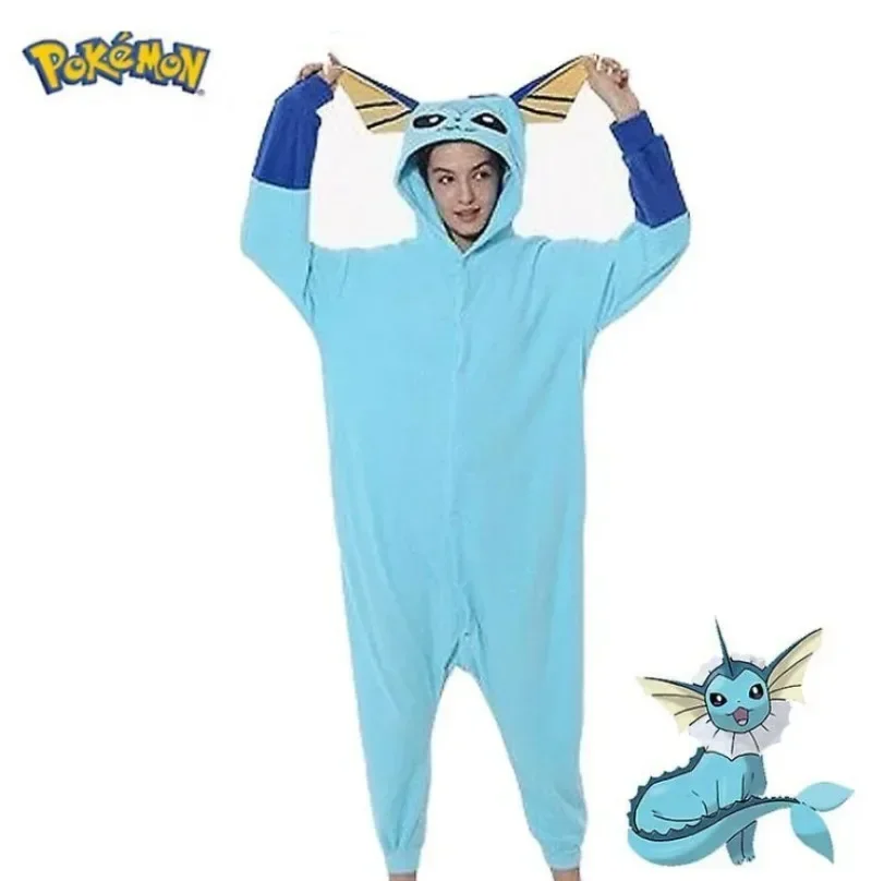 Pokemon Jumpsuit Gengar Doll Clothing for Adult Child Pikachu Performer Costume Squirtle Anime Figure Pajamas Eevee Cosplay Gift