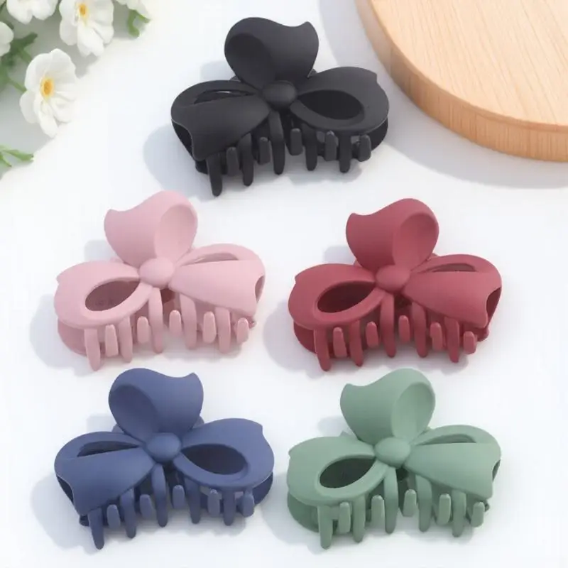 

5Pcs Hair Claws Clips Acrylic Wear Resistant Large Size Bath Shower Hairpins Women Ponytail Holder Hair Accessories