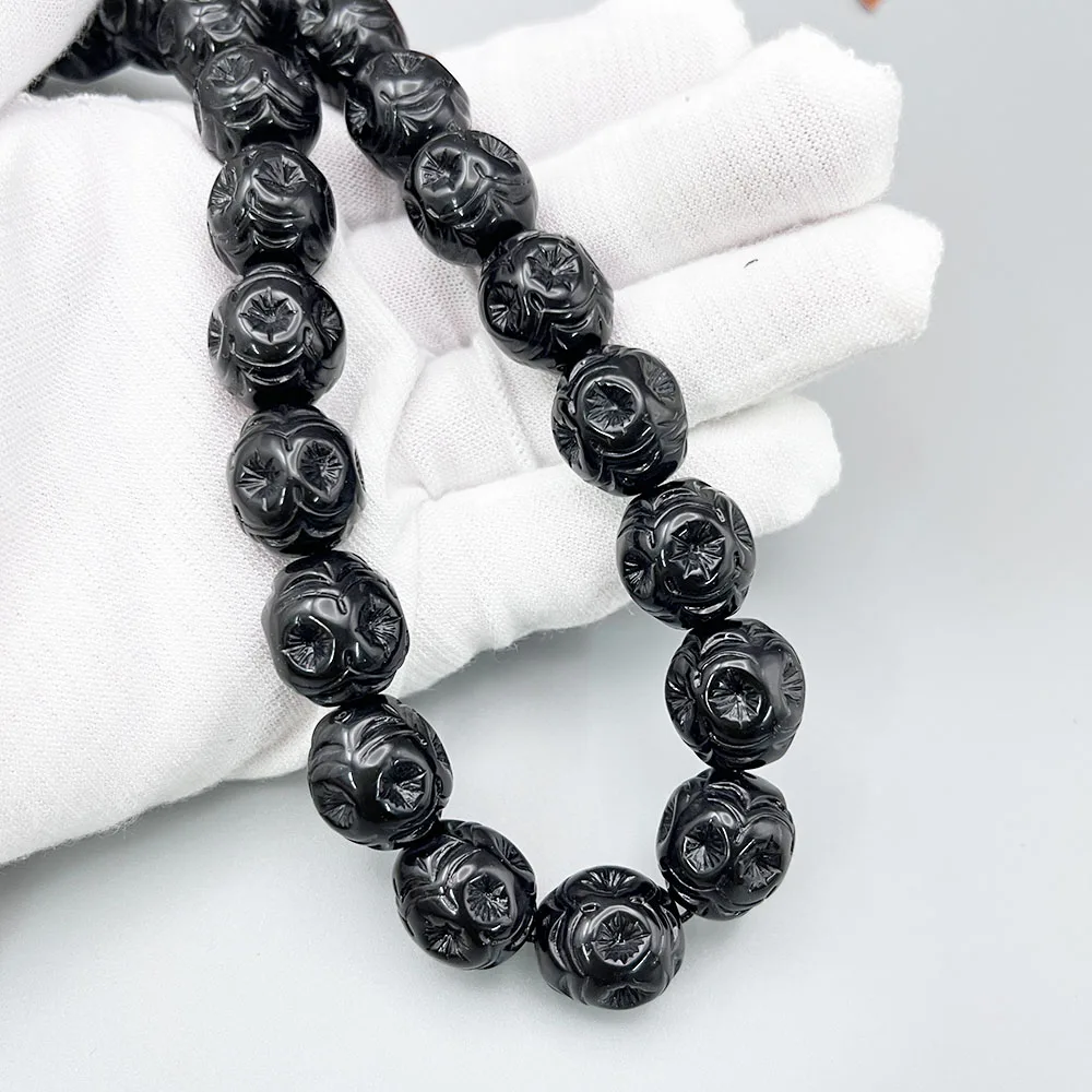 GS235 المعلقات الصليب ثلاثية الأبعاد الراتنج ستيريو الصورة المقدسة الأسود أنماط رائعة الخرز الفداء الديني الإيمان سيارة قلادة حلية #5