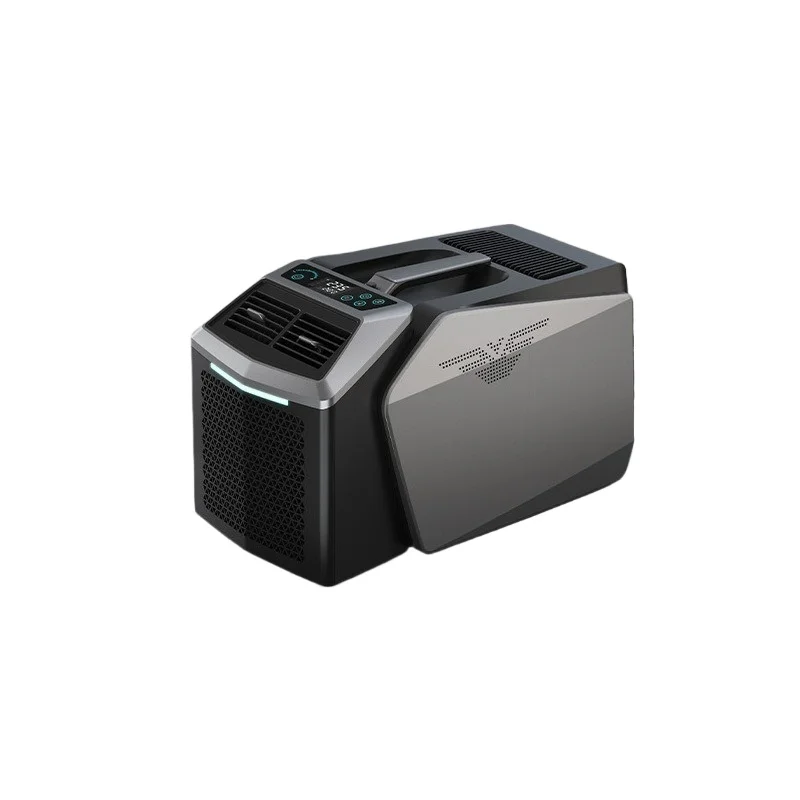 

Portable mobile battery base inverter heating and cooling air conditioner