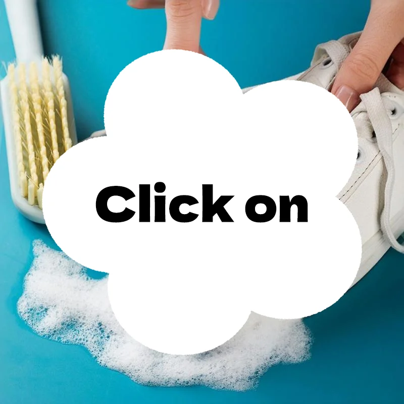 1PC Soft Bristle Cleaning Brush with Long Hanging Handle, Non Scratch Bristles for Laundry, Shoe Washing, Daily Use