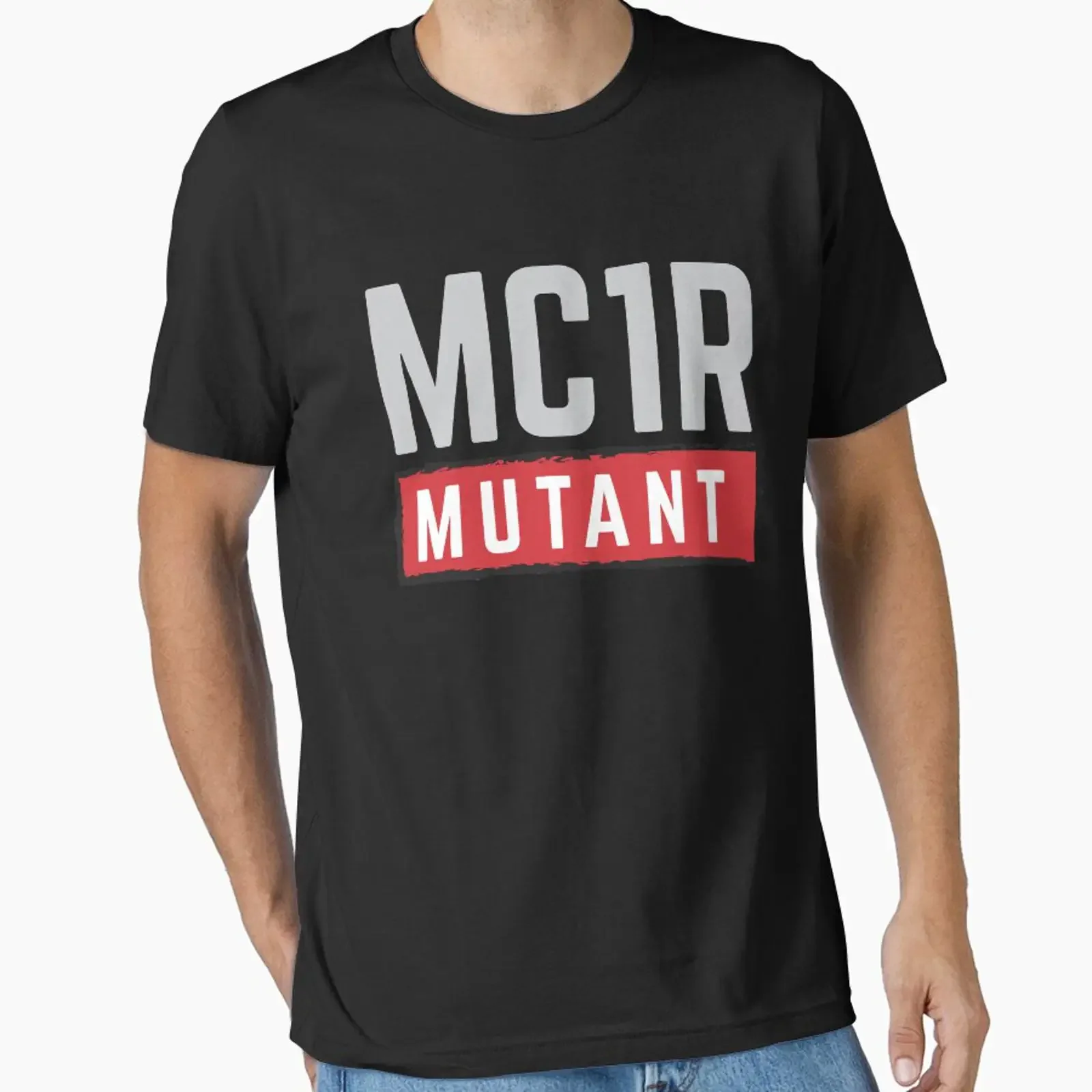 MC1R Mutant Essential T Shirt vintage Washed Breathable Comfortable homme Slightly Unisex Casual designer clothes Stylish