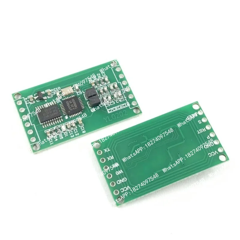 1Pcs RFID Reader RC522 Serial Port Read-write Module IC Card RFID Module 13.56MHz YL0202
