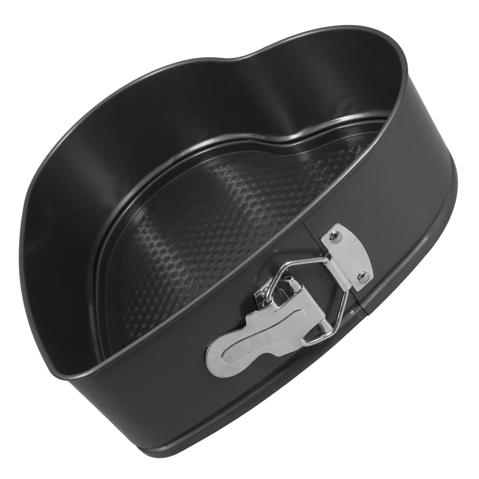 Nonstick Carbon Steel Heart Shaped Springform Cake Mold for Baking Cheesecakes Cakes Valentine Anniversary Desserts Elegant Easy