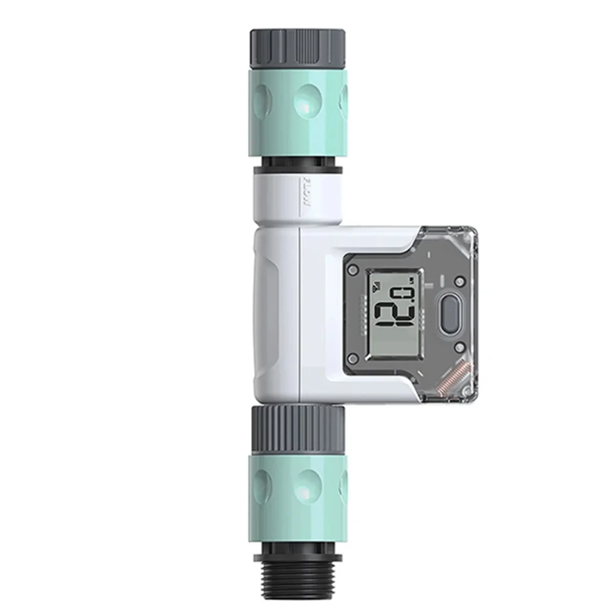 WiFi Water Flow Meter for Garden Hose Smart Water Meter with 4 Flow Modes Real-Time Flow Tracking Easy Reading