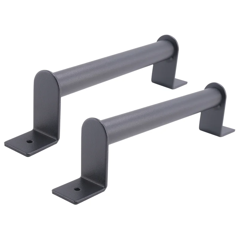 VEHO-2Pcs أسود الكربون الصلب انزلاق باب الحظيرة مقبض سحب لانزلاق باب الحظيرة حديقة بوابات المرآب مجموعة أدوات