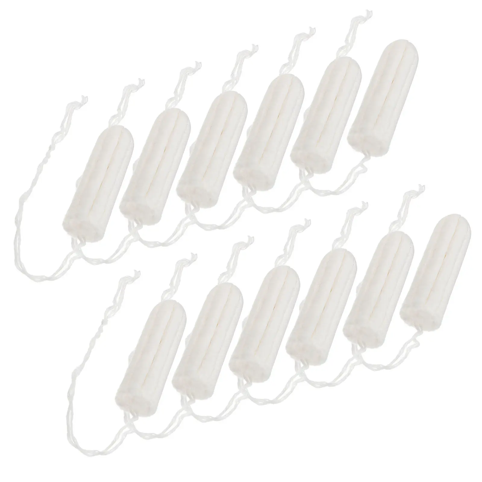 30Pcs Sanitary Tampons Cotton -Time Female Menstrual Supplies Portable Comfortable Use Finger Push-in Tampon