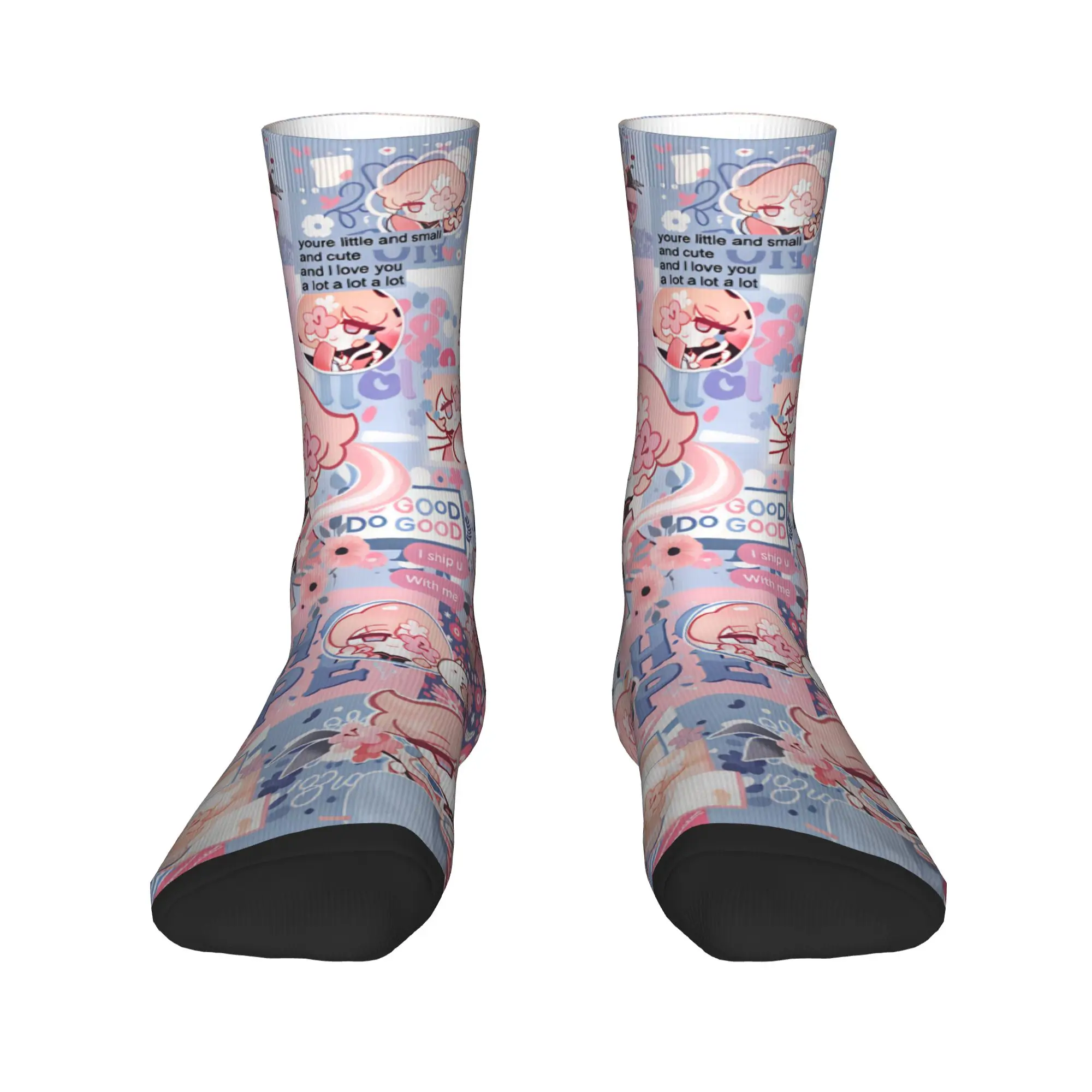 Shadow Milk Stockings Cookie Run Kingdom Modern Socks Men Quality Socks Winter Cycling Graphic Anti Skid Socks Birthday Present