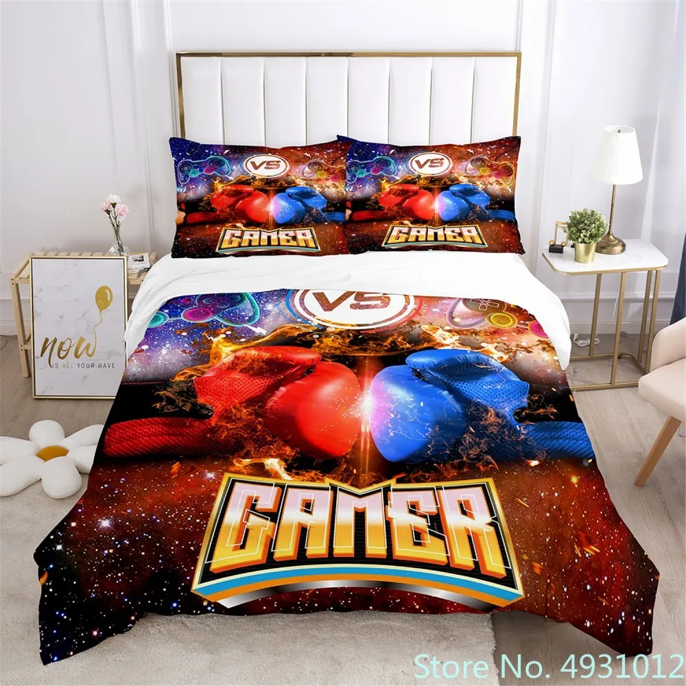 

Cozy Bedding Set with Game Duel VS Bedclothes 3D Duvet Cover for Child Kids Teens Adult Home Textile Quilt Cover