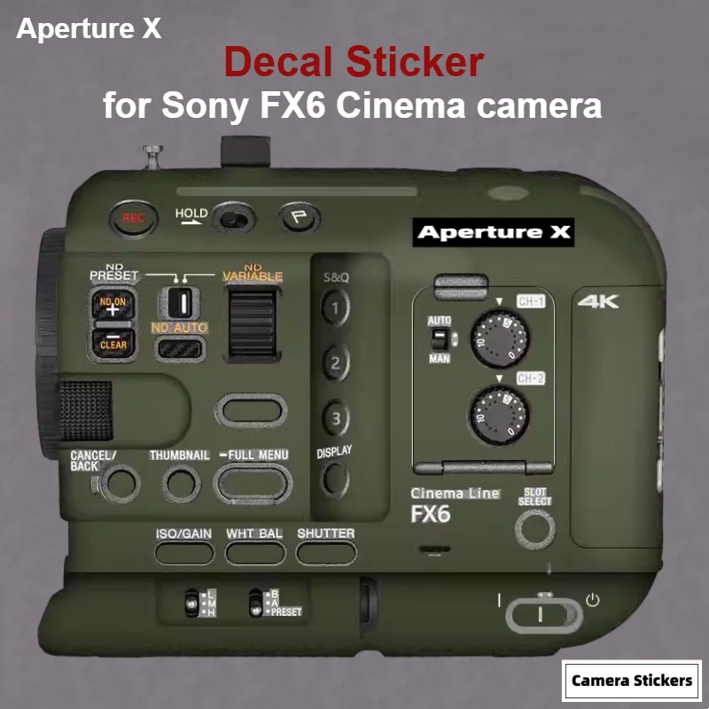 

Наклейка для камеры FX6, защитная пленка для Sony FX6/ILME-FX6V, наклейка, пленка для обертывания, защитный чехол от царапин