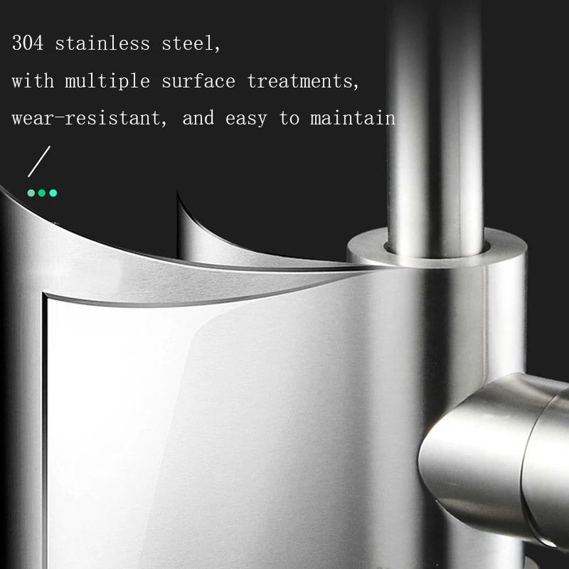 ZAPPO Bathroom Basin Sink Faucet w/Stream Spout Brass Bath Faucet Hot&Cold Water Mixer Vanity Tap for Kitchen Bthroom