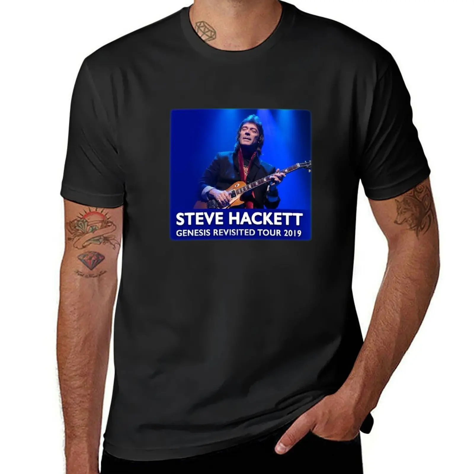 

STEVE HACKETT TOUR T-Shirt Aesthetic clothing oversizeds summer clothes Blouse mens t shirts