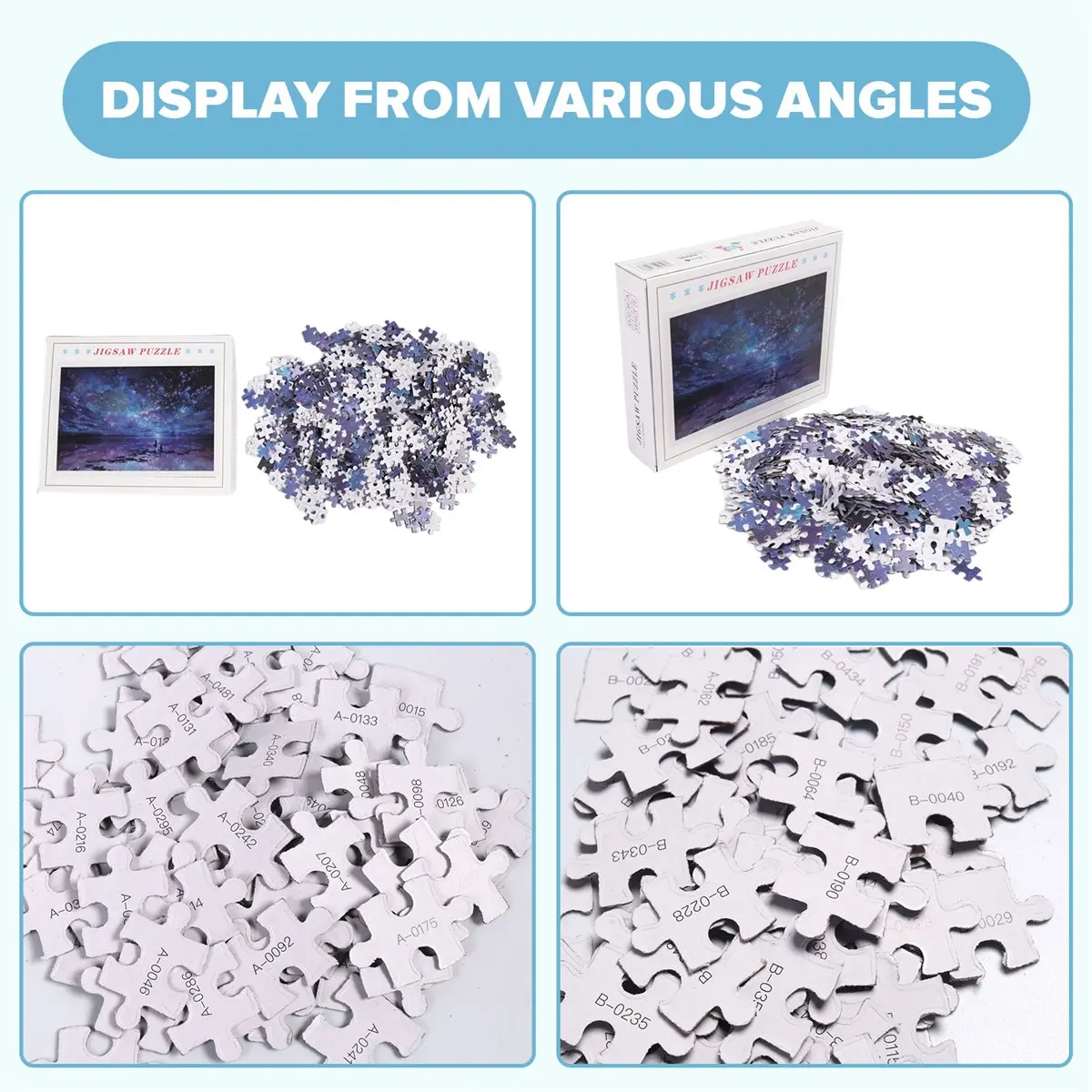 plplp Fantasy Starry Sky Jigsaw Puzzle 1000 Pieces Adult Decompression Puzzles 1000 Pieces Wooden High Definition Puzzle Toys