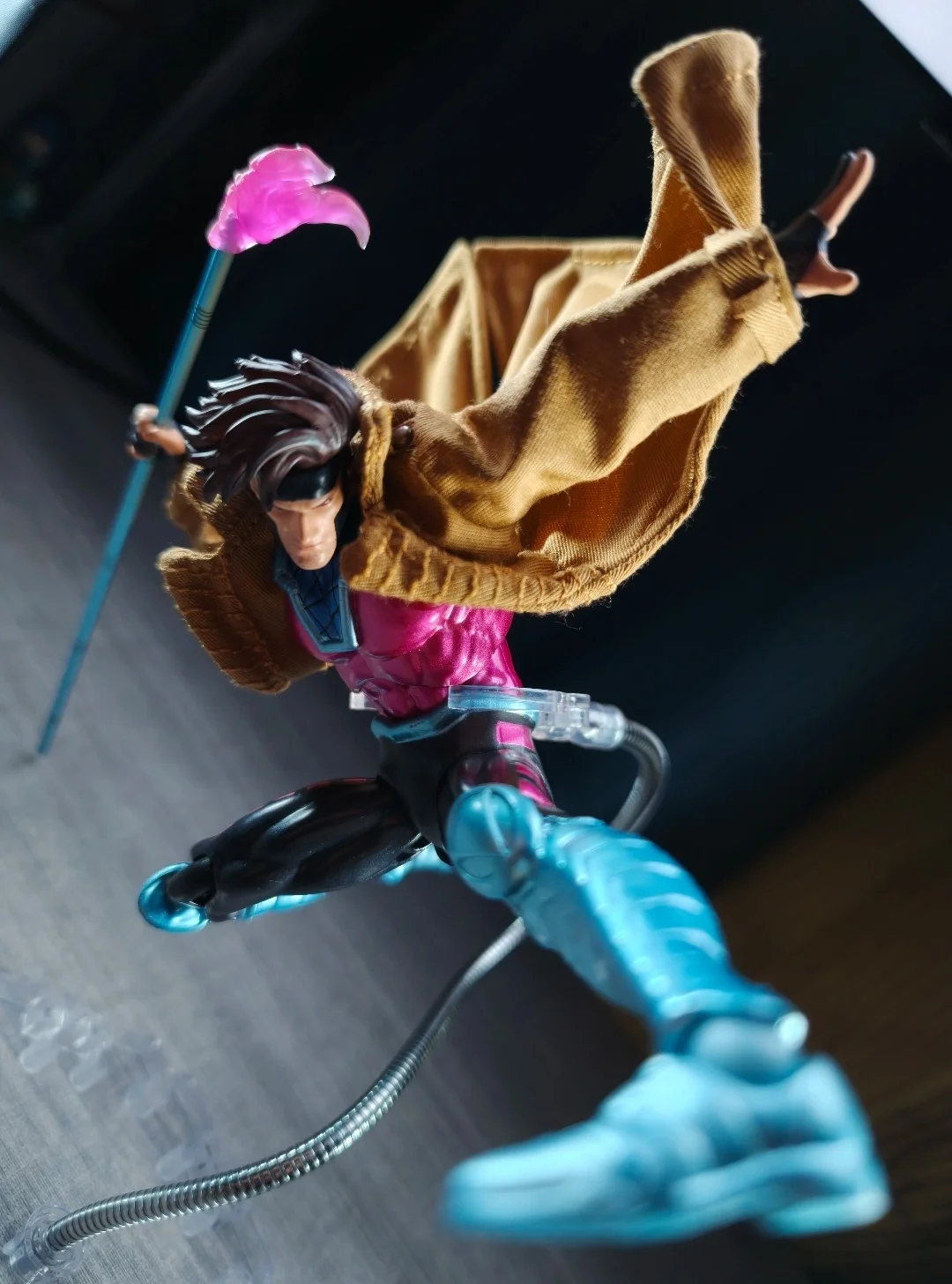 متوفر في المخزون Ct Toys Gambit Mafex 131 X-Men عمل الشكل SHF أنيمي الشكل تمثال تمثال حقيقي نموذج هدايا مخصصة اللعب