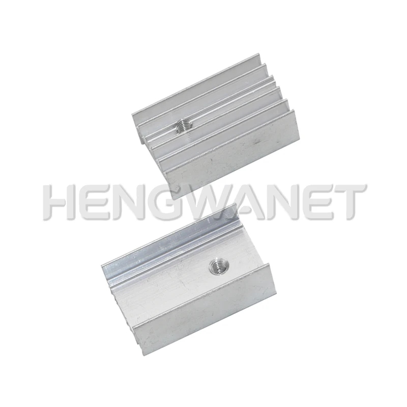 10pcs 15*10*25mm Transistor TO-220 Aluminum Heatsink Radiator For Transistors TO220 white