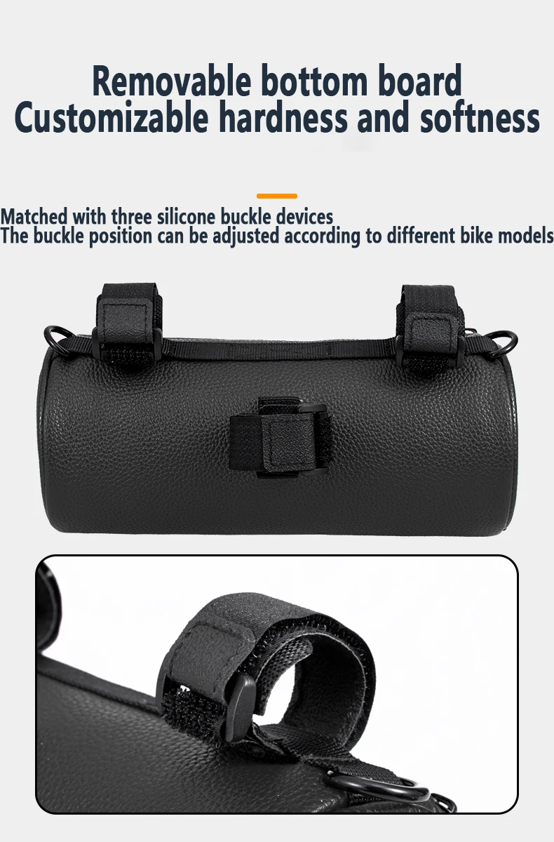 OFFBONDAGE Fahrradtasche Fahrrad-Fronttasche Wasserdichte Lenkertasche Tragbare multifunktionale Umhängetasche Fahrradzubehör – Detail 7
