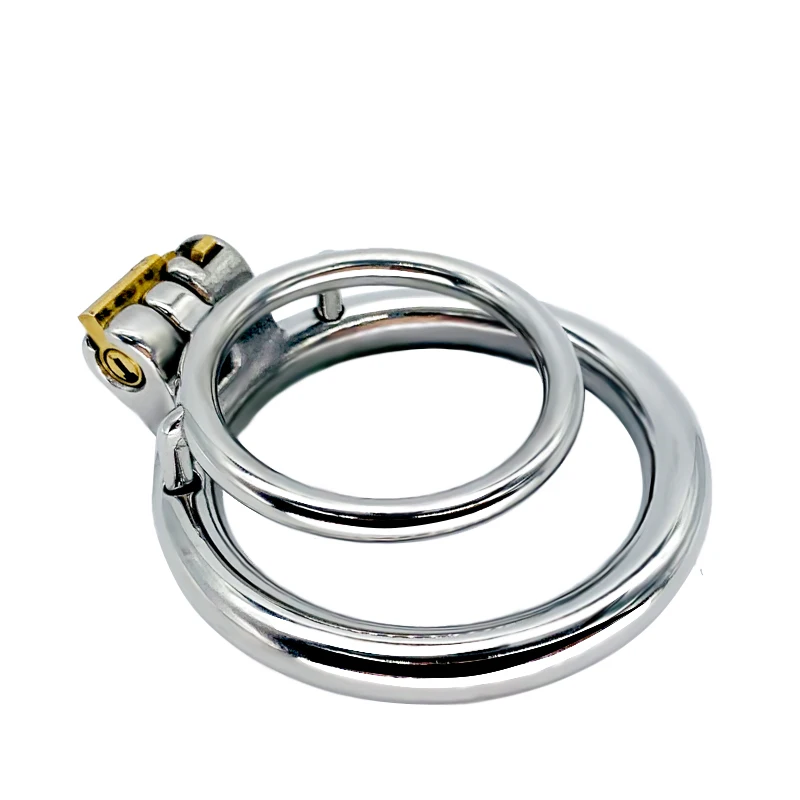 SHAZ 32mm Male Chastity Cage Stainless Steel Penis Ring Adult Products Bondage Gear For Men Dick Emotional Toys 6