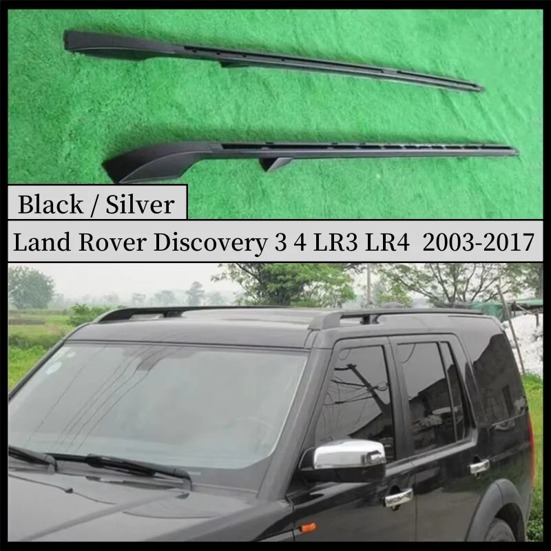 Roof Rack Luggage Raill For Land Rover Discovery 3 4 LR3 LR4 2003-2017 Car Carrier Bars Top Racks Raill High Quality Aluminium