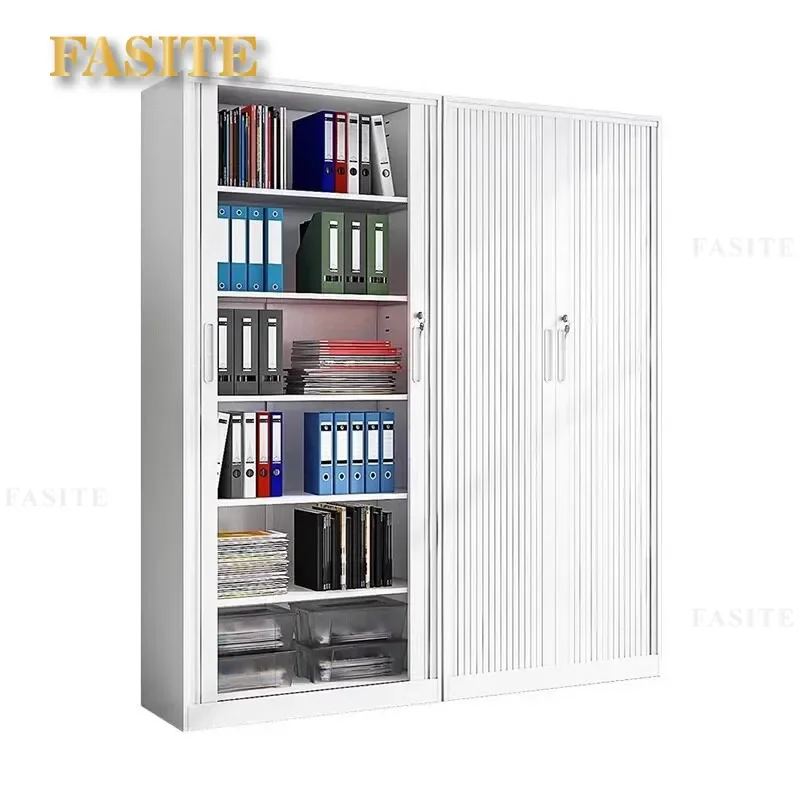For Office Home Sliding Door Cabinet Rolling Filing Bookcase Balcony Storage Locker Space Saving Multi Purpose Furniture