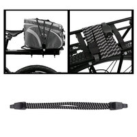 1Pc Bicycle Luggage Rope Elastic Carrier Rack Straps Elastic Rubber Belt Buckle Rope Belt with Hook Mountain Bike Accessories