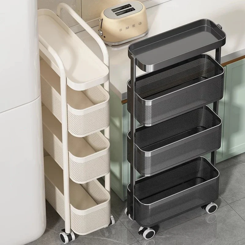 

Storage Trolley Kitchen Multi-purpose Cart With Wheels Organizer Furniture Islands Things Shelf Carrito Cocina Muebles De Cocina