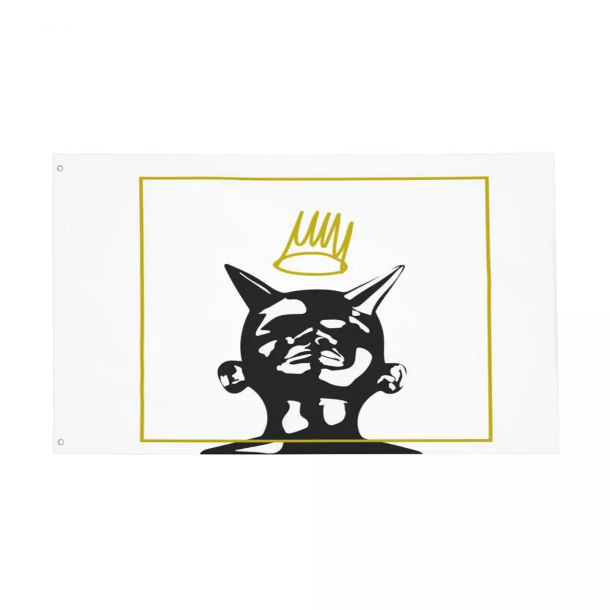 

Born Sinner Minimal Album Cover Flag Decor 3x5FT Polyester Material Easy To Hang Fade Resistant Drapey