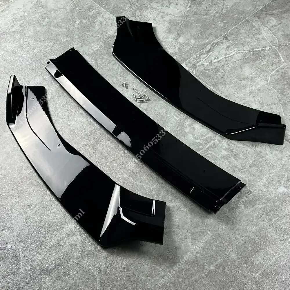Car Front Bumper Splitter Lip For VW Golf 7 7.5 MK7 MK7.5 GTI GTD R R-Line All Models 2012-2020 Diffuser Body Kit Spoiler Guard