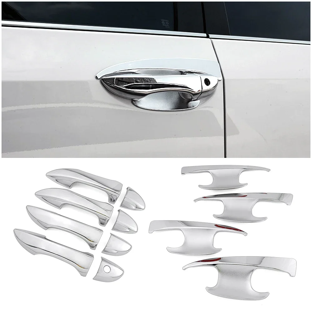 

For Toyota Corolla 2013-2017 E160 E170 Car Styling ABS Chrome Side Door Handle Cover Trim & Door Bowl Cover 2014 2015 2016