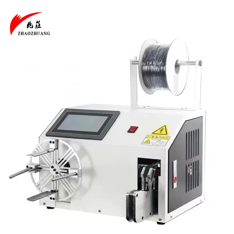 XC-20A Automatic Copper Wire Coil Winding Machine Cable Wire Twisting And Tying Machine Cable Rolling Machine