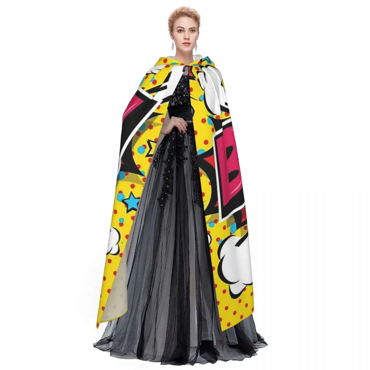 เกมบิงโกที่ดีที่สุดสำหรับผู้เล่นบิงโก เสื้อคลุมยาวมีฮู้ด ชุดแม่มดยุคกลาง ชุดคอสเพลย์ เสื้อคลุมฮาโลวีน แวมไพร์ สำหรับผู้ใหญ่ ทุกเพศ