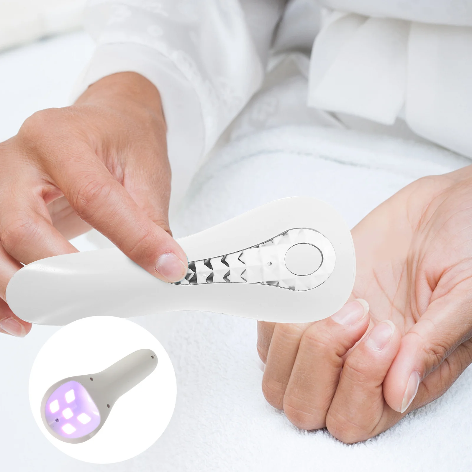 เครื่องอบเล็บยูเอสบีแบบมือถือ ไฟอบเจล แห้งเร็ว พกพาสะดวก อุปกรณ์ทำเล็บ ใช้งานได้ยาวนาน