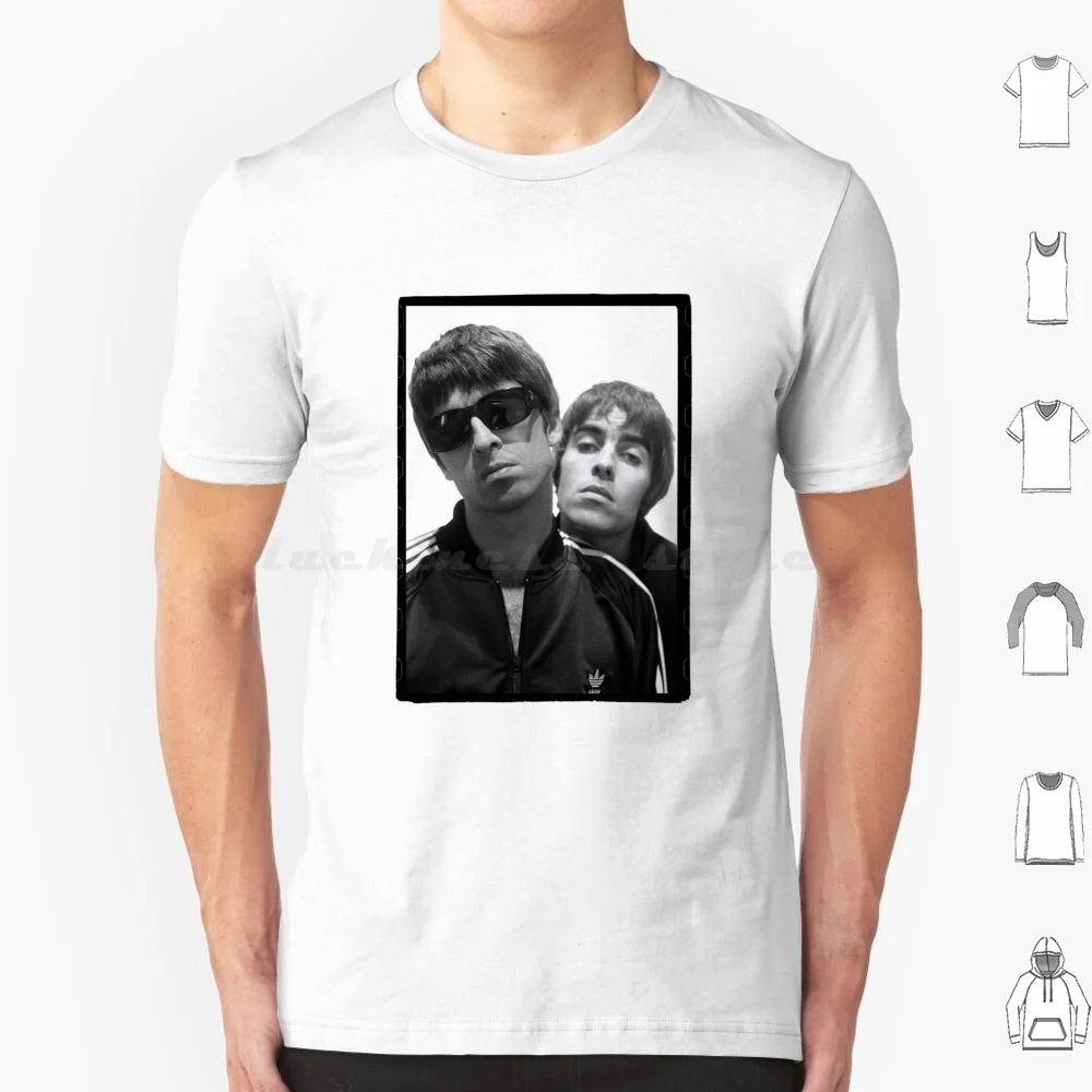 Camiseta de Noel y Liam 1994, 6XL, de algodón, estilo cool, definitivamente posiblemente Liam Gallagher, Britpop, años 90, Indie, Blur, Suede, Totp, años 90, Kasabian, N