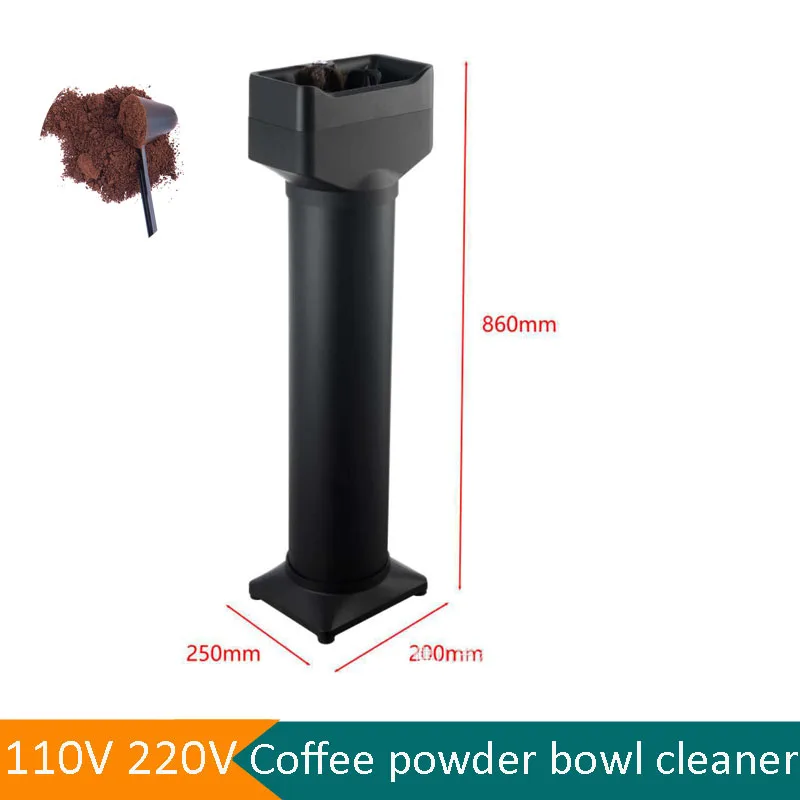 58MM Coffee Handle Cleaning Machine Automatic Coffee Grounds Bucket Cleaning Brush Equipment 16L Commercial Portafilter Cleaner