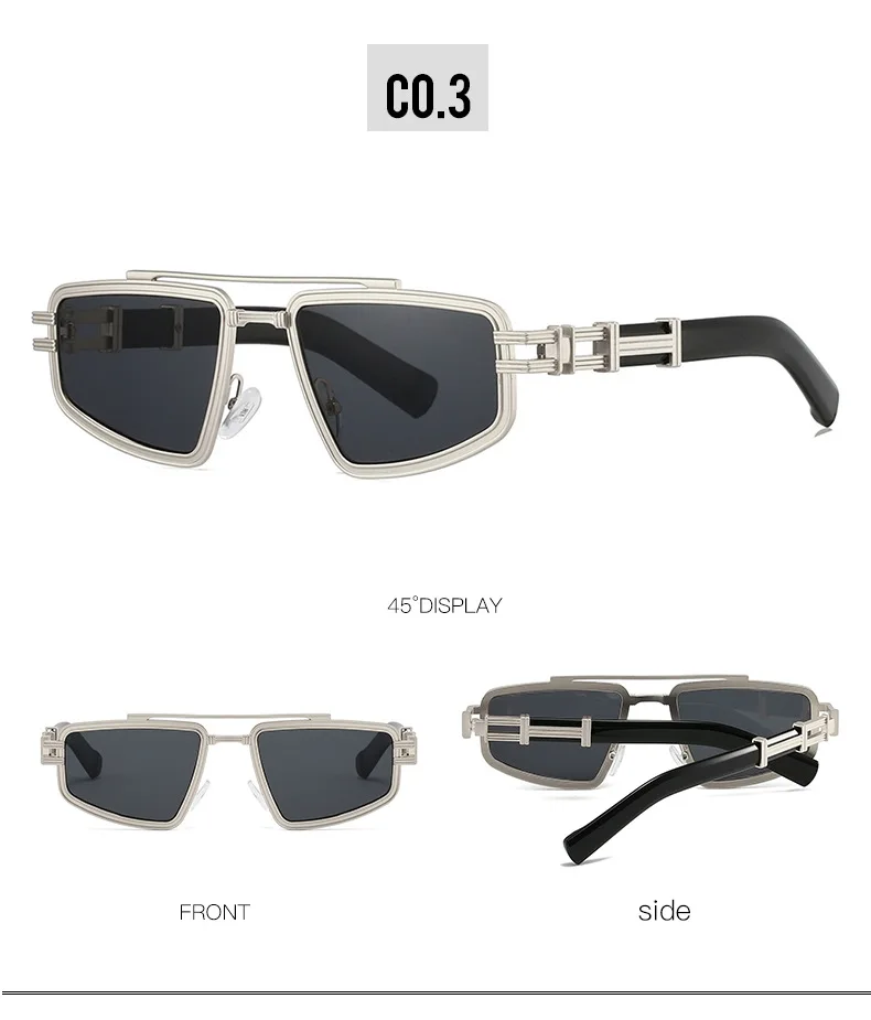 2026New Mann Frau Sonnenbrille Mode Vielseitig Trend Brillen Doppel Strahl Design Shades Outdoor Unisex UV400 Sunnies9626 – Detail 8