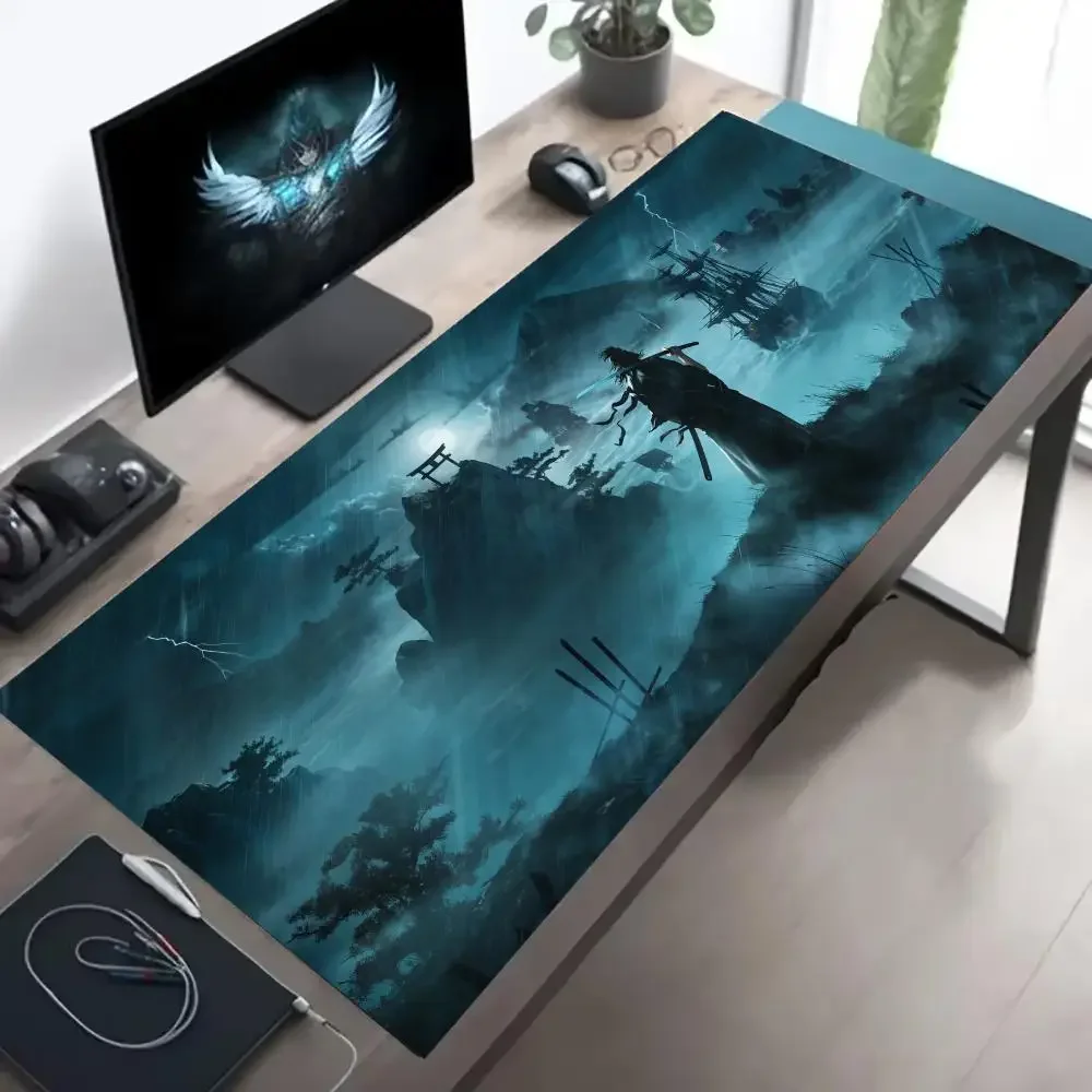 

Японский самурайский коврик для мыши, игровой стол, подушка, большой нескользящий коврик для ноутбука со швами, игровой коврик для ноутбука, планшета, мини-ПК Mause