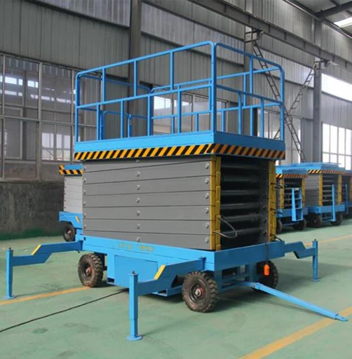 Multi-Purpose Hydraulic Scissor Lift Table Industrial Lifting Platform for Construction Telescoping Man Lift 500kg Electric