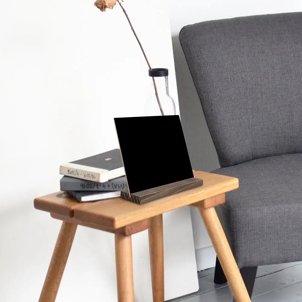 

Набор из 2 деревянных меловых досок для сообщений с регулируемой подставкой-мольбертом для декора свадеб, вечеринок и баров