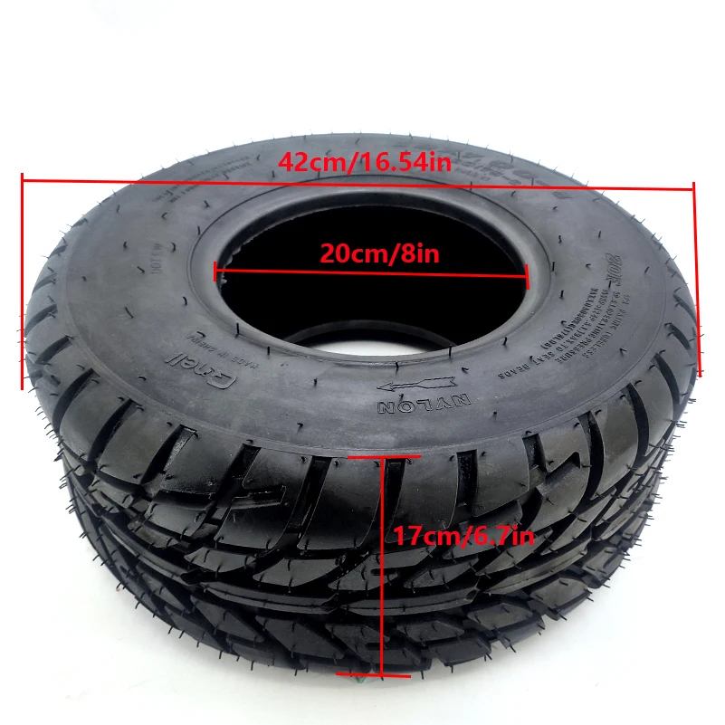 Tubeless tiress front 19x7.00-8 rear 18x9.50-8 four-wheel kart ATV lawn car accessories butterfly flower outer tiress