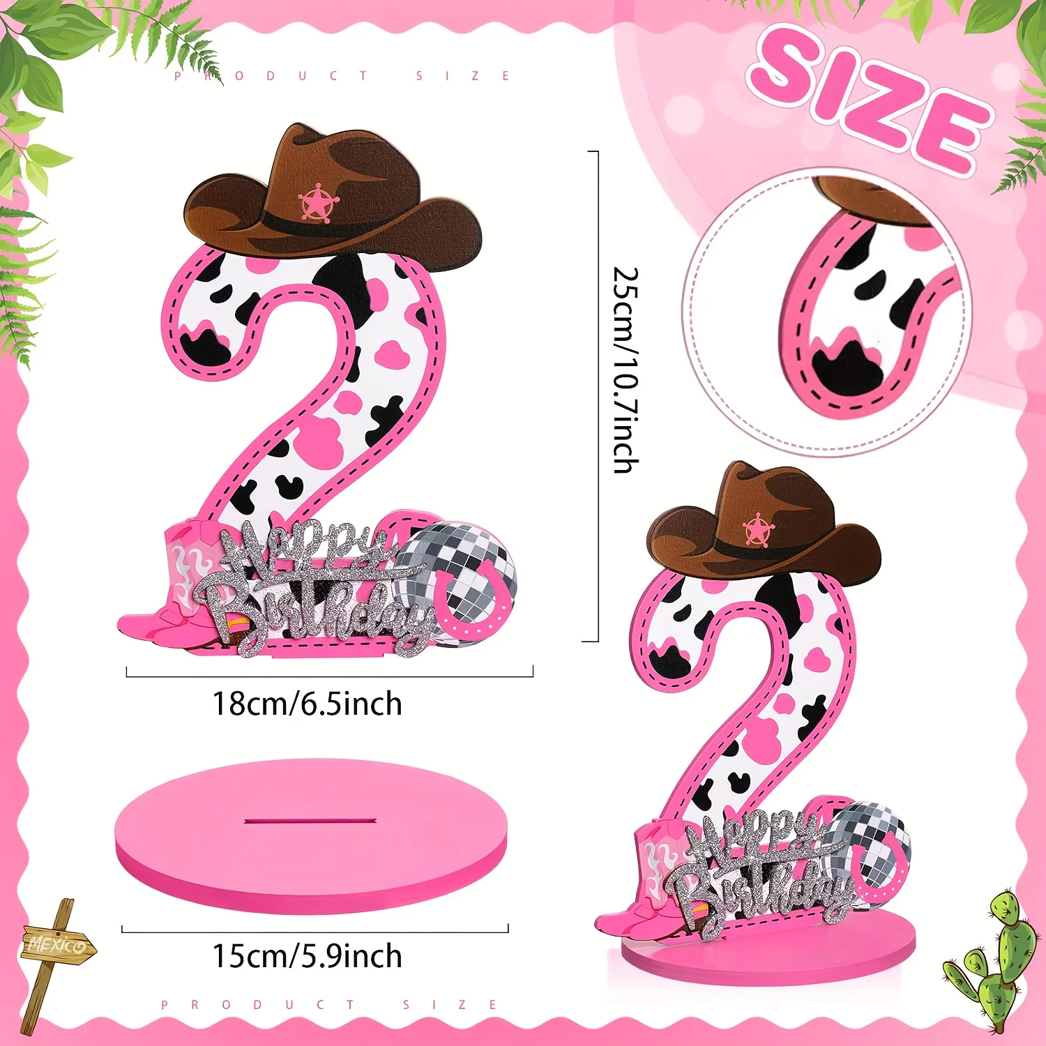1 Pezzo Logo Digitale per 1-3  - Cowboy Hat Straw recensione e prezzo