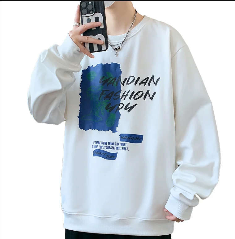 

Футболка для мужчин осень Bsketball High Street с длинными рукавами Футболка с графическим рисунком Fashion You Gym Мужская одежда Футболка с принтом Daily Y2k