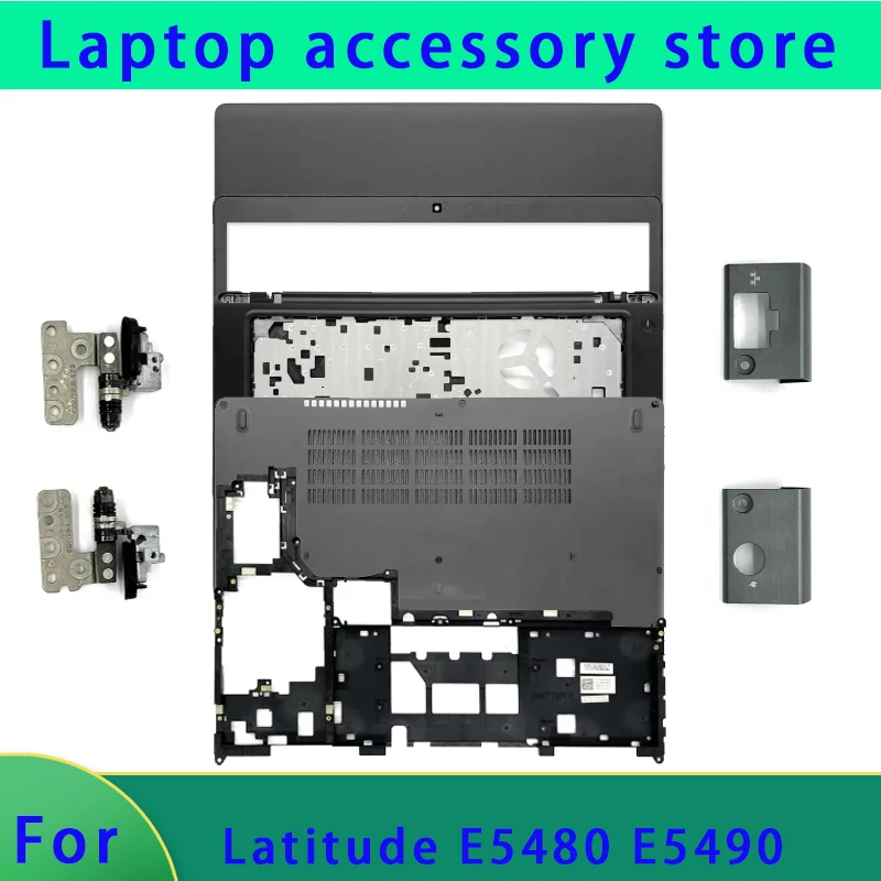 Brand new for Latitude E5480 E5490 laptop LCD screen back cover/front panel/hinge/palm rest/bottom shell/hinge cover ABCD Cover