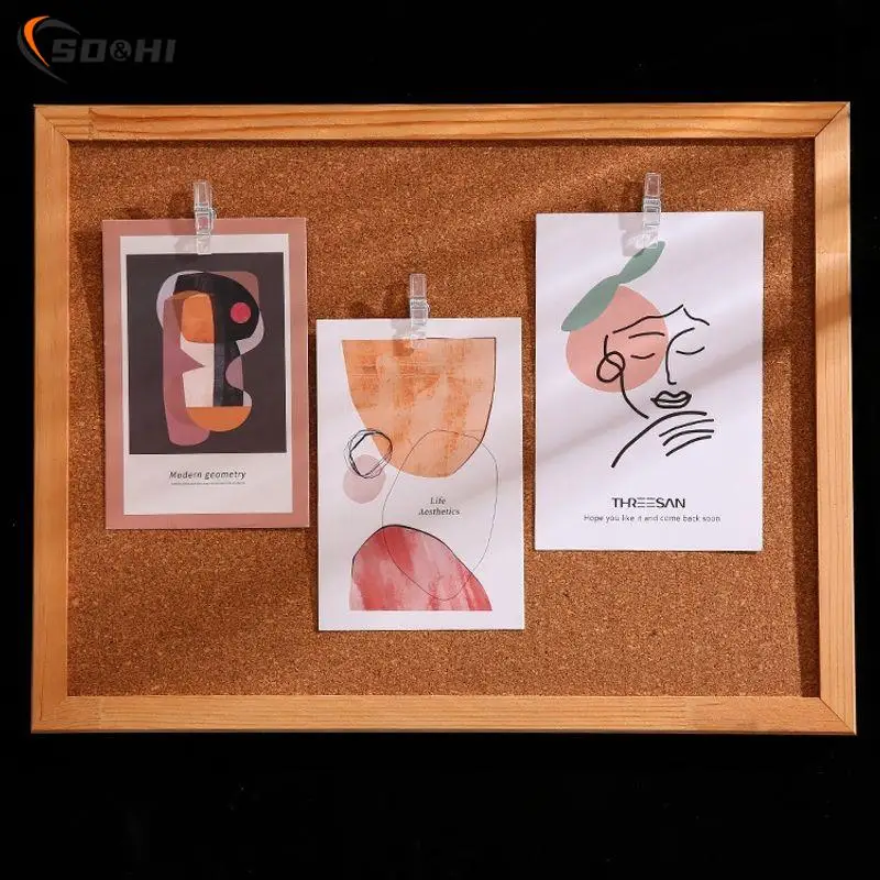 Pinos de desenho de plástico para cortiça, Thumb Tack Clips, Push Pins duráveis, Escritório e Material Escolar, Binder Clips, 20Pcs