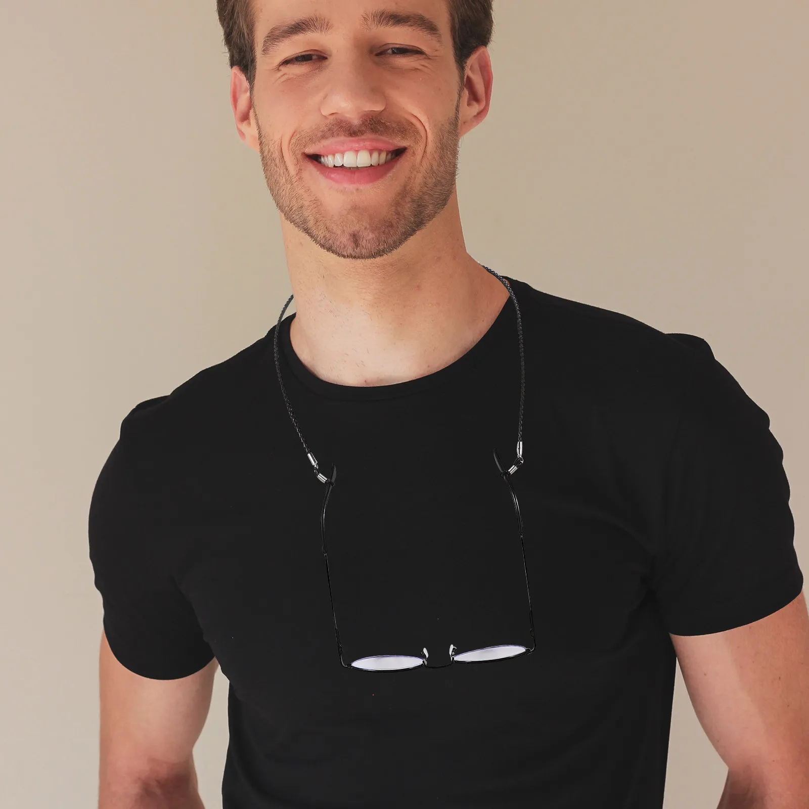 

2 шт. Цепочка-держатель для очков, нескользящий ремешок для очков, многофункциональный шнурок для маски, прочный шнурок-антипотеряшка для очков от близорукости и солнцезащитных очков