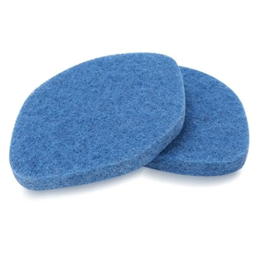 

Набор из 2 сменных насадок для душевой щетки, совместимых с Clorox Tub and Tile Scrubber, прочные синие насадки-щетки, идеально подходят для ванной комнаты и