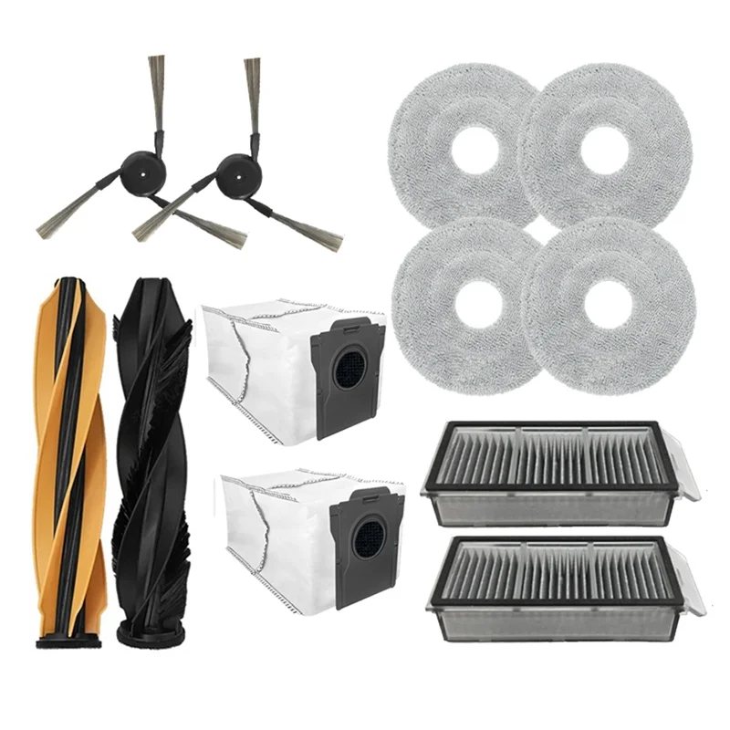 A99T Main Roller Brush Full Vacuum Parts For Dreame X50 Ultra Side Brush HEPA Filter Mop Cloth Dust Bag Vacuum Parts Kit